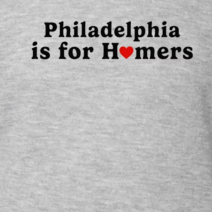 Philly Pride Celebrating Philadelphia's Sports Culture Toddler Sweatshirt