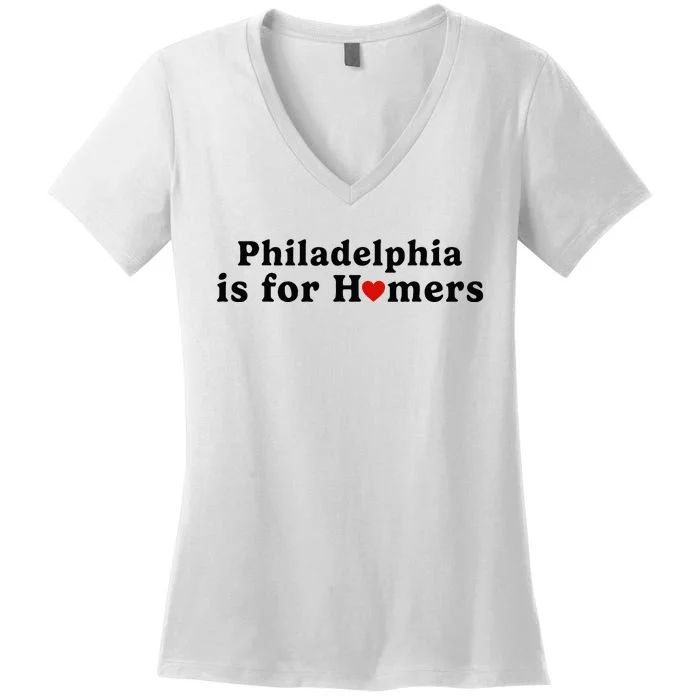 Philly Pride Celebrating Philadelphia's Sports Culture Women's V-Neck T-Shirt