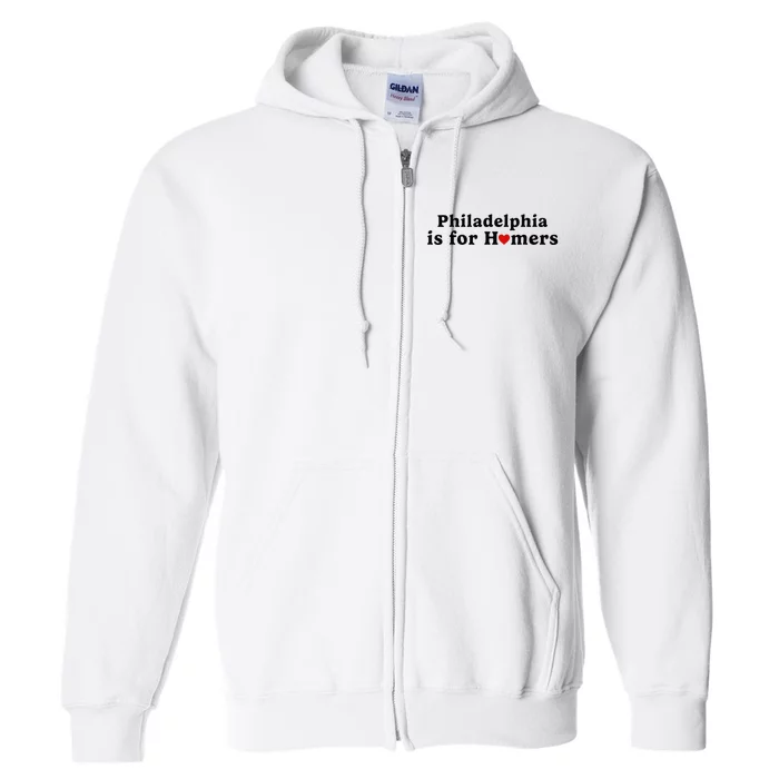 Philly Pride Celebrating Philadelphia's Sports Culture Full Zip Hoodie