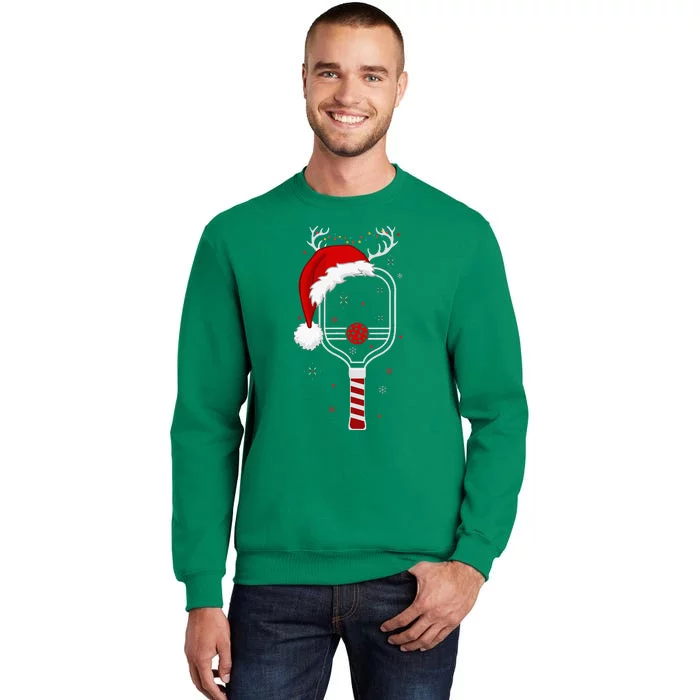 Pickleball Player Christmas Holiday Reindeer Xmas Sweatshirt