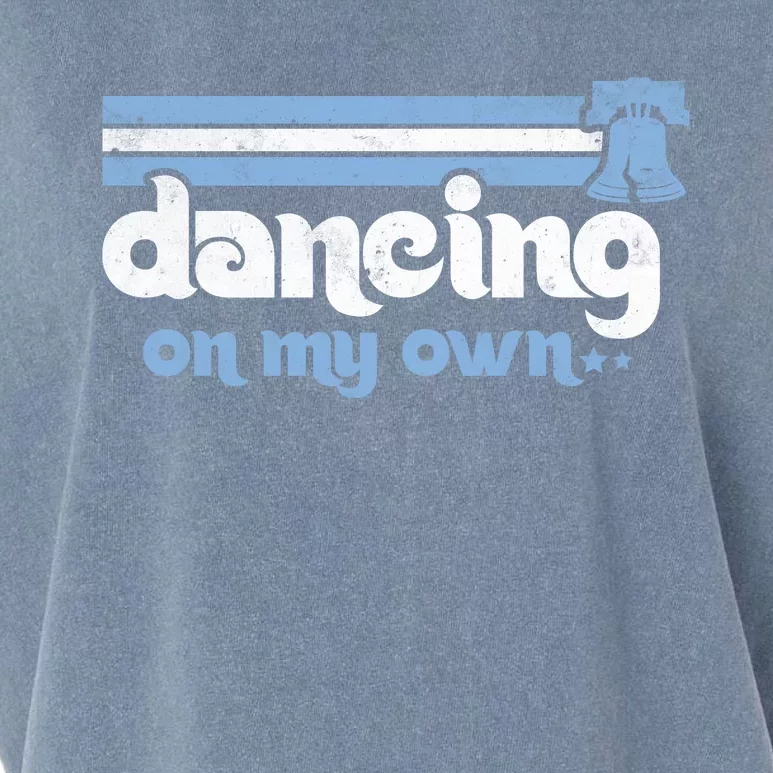 Philly Dancing On My Own Philadelphia Baseball Garment-Dyed Women's Muscle Tee