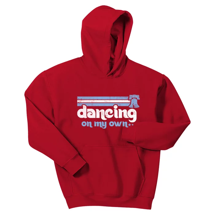 Philly Dancing On My Own Philadelphia Baseball Kids Hoodie