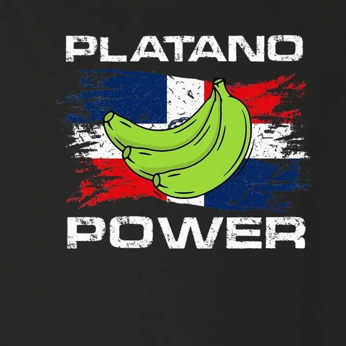 Platano Power Dominican Republic Flag Design Toddler Long Sleeve Shirt