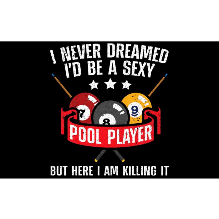 Pool Player Design Stylish and Trendy Billiards Gift Bumper Sticker