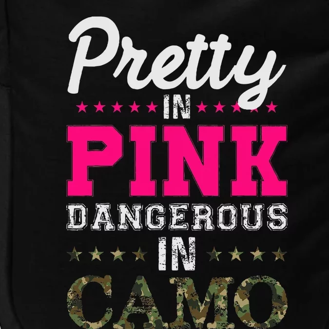 Pretty Pink Dangerous In Camo Hunter Impact Tech Backpack