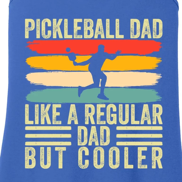 Pickleball Player Dad Design Father Day Pickleball Dad Great Gift Ladies Essential Tank