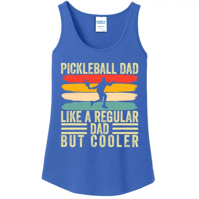 Pickleball Player Dad Design Father Day Pickleball Dad Great Gift Ladies Essential Tank