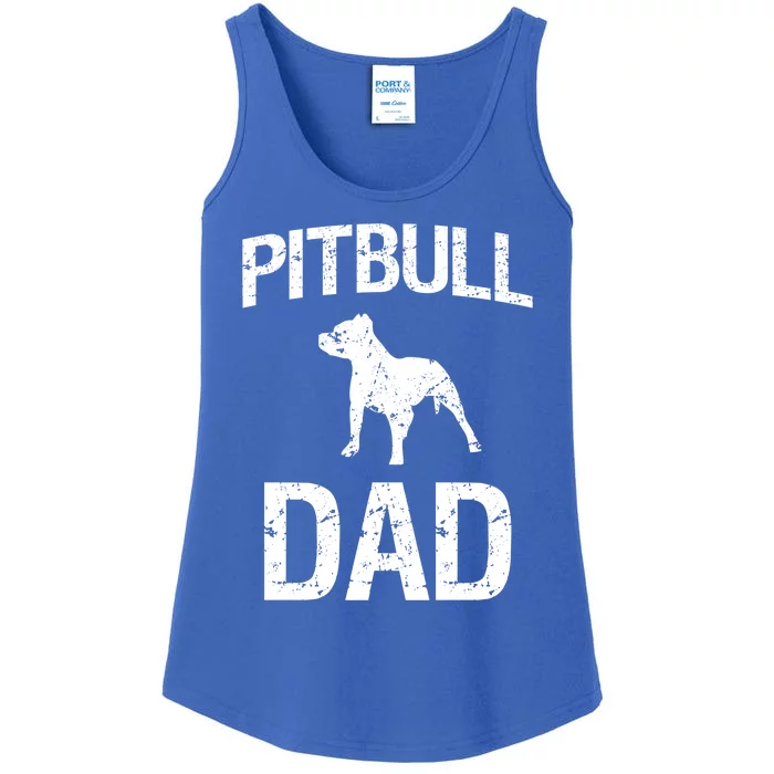 Proud Pitbull Dad Gift Sweater Gift Pit Bull Ladies Essential Tank