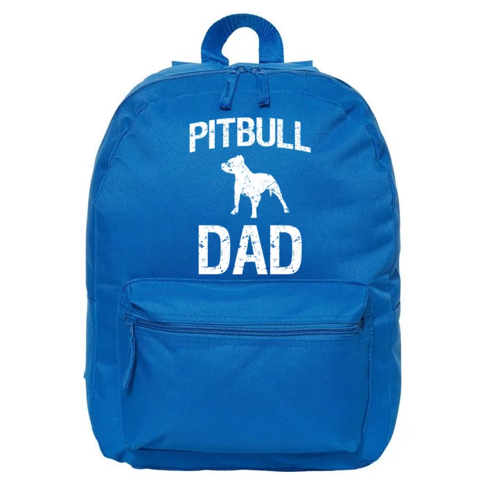 Proud Pitbull Dad Gift Sweater Gift Pit Bull 16 in Basic Backpack