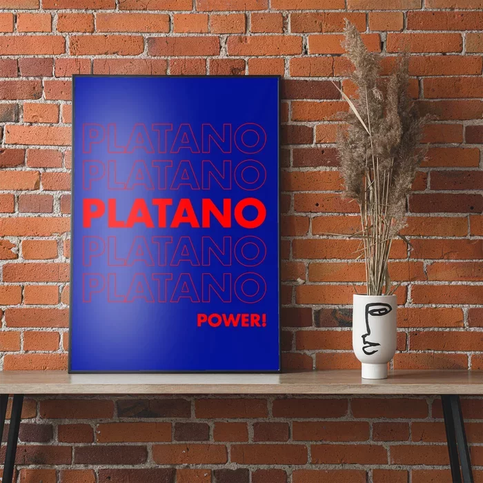 Platano Power Dominican Republic Gift Flag Dominicana Gift Poster