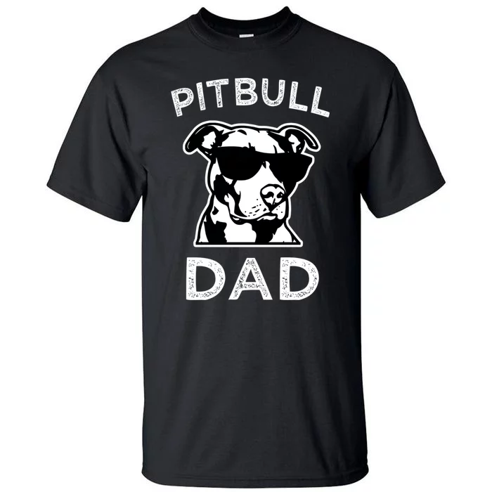 Proud Pitbull Dads Dog Dad Funny Hoodie Sweater Tall T-Shirt