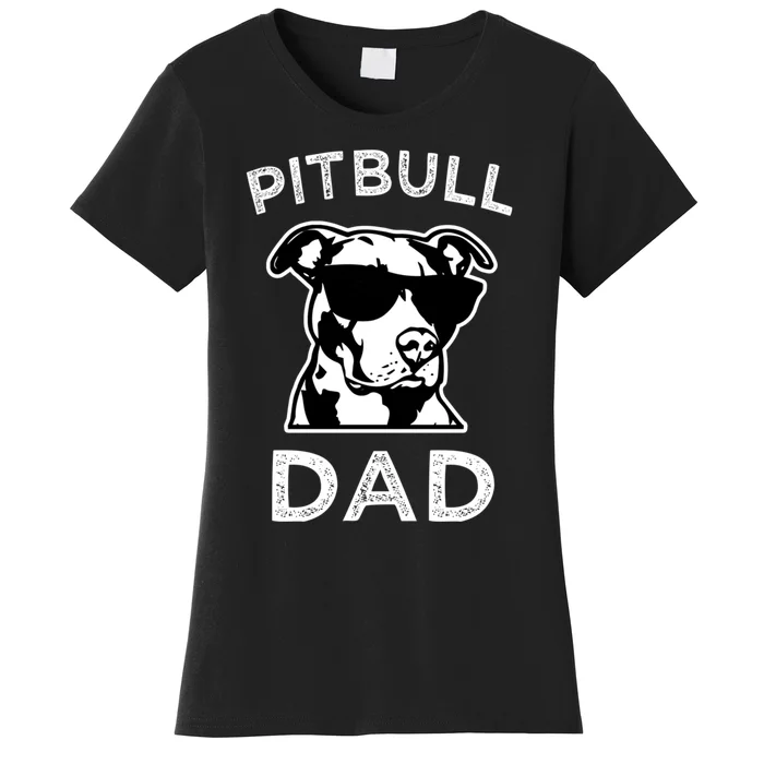 Proud Pitbull Dads Dog Dad Funny Hoodie Sweater Women's T-Shirt