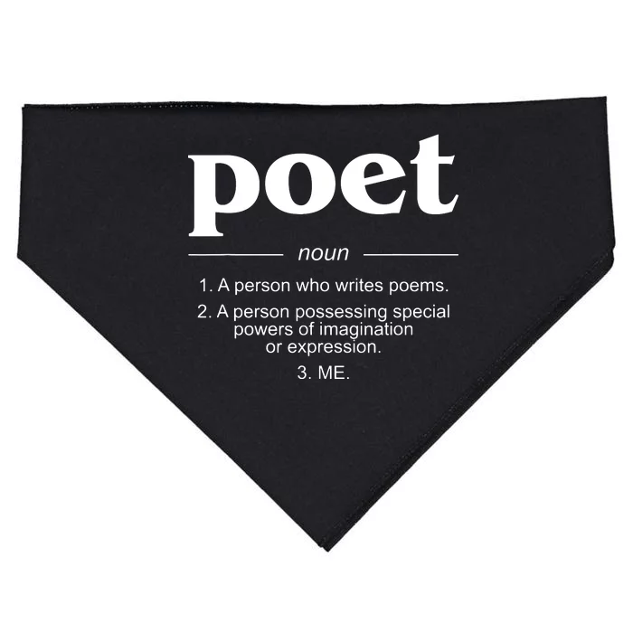 Poet Poet Definition USA-Made Doggie Bandana