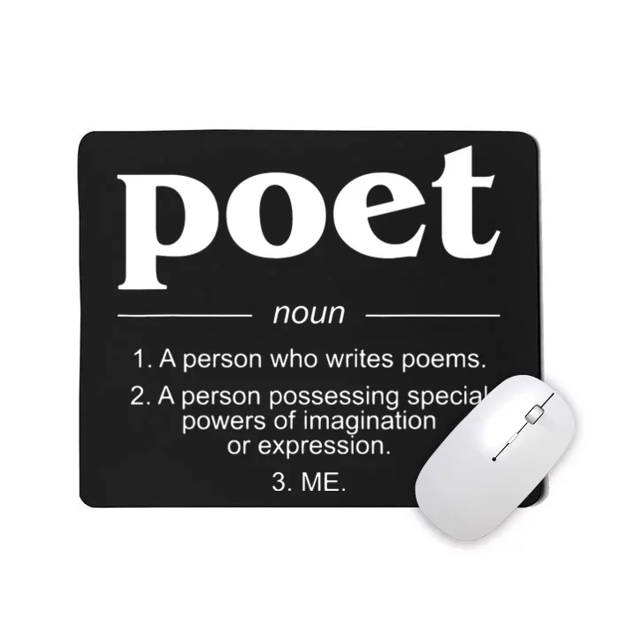 Poet Poet Definition Mousepad