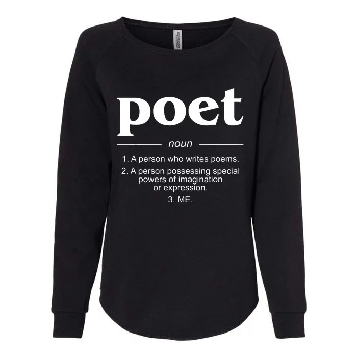 Poet Poet Definition Womens California Wash Sweatshirt