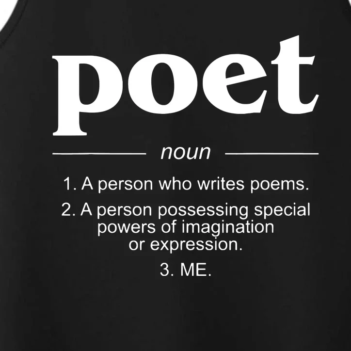 Poet Poet Definition Performance Tank