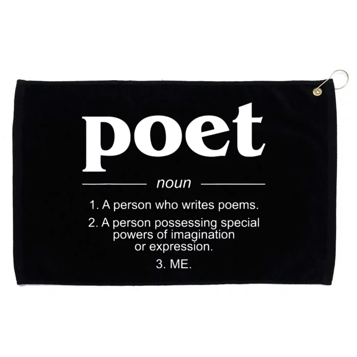 Poet Poet Definition Grommeted Golf Towel