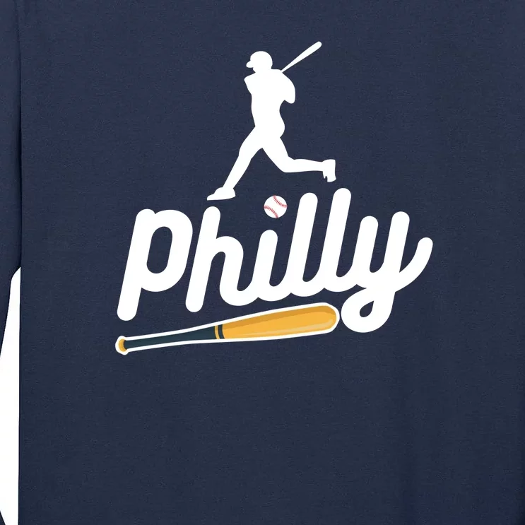 Phillies Philly Dancing On My Own Philadelphia Baseball Tall Long Sleeve T-Shirt