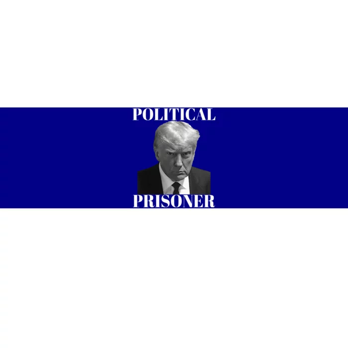 Political Prisoner Donald J Trump Black & White Mugshot Djt Bumper Sticker