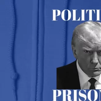 Political Prisoner Donald J Trump Black & White Mugshot Djt Full Zip Hoodie