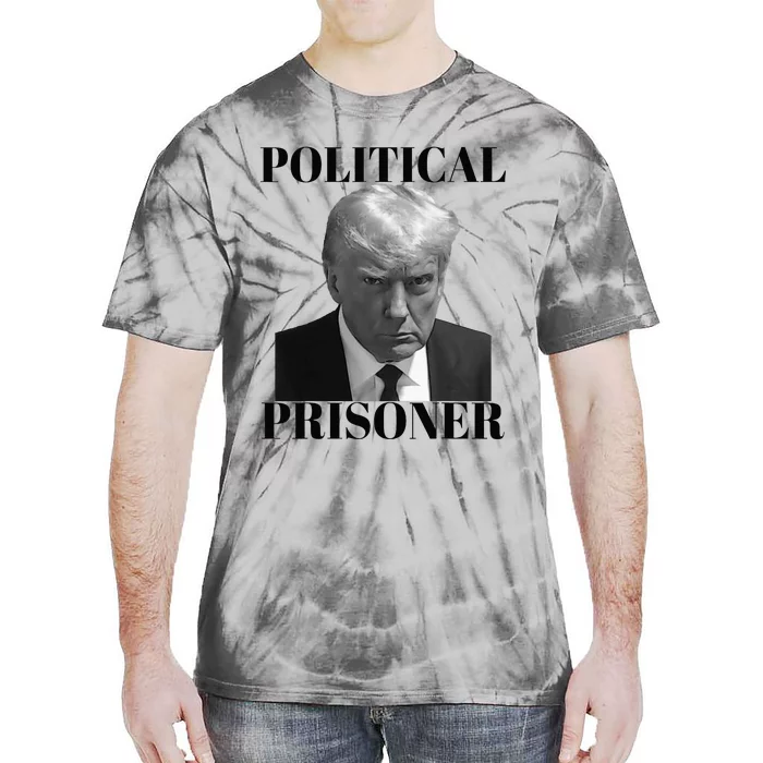 Political Prisoner Donald J Trump B&W President 45 Tie-Dye T-Shirt