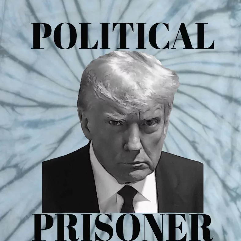 Political Prisoner Donald J Trump B&W President 45 Tie-Dye T-Shirt