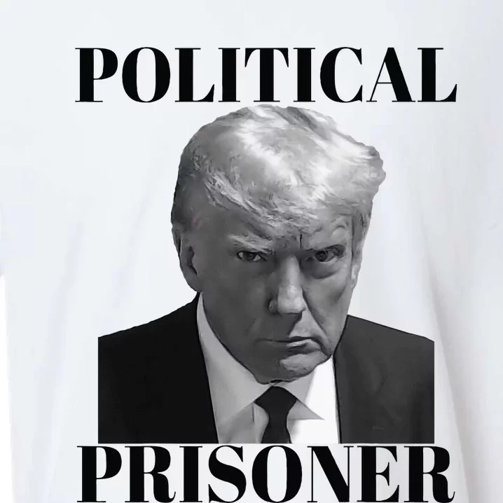 Political Prisoner Donald J Trump B&W President 45 Sueded Cloud Jersey T-Shirt