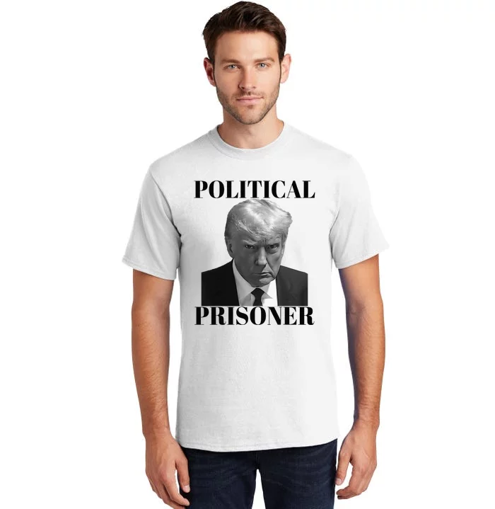 Political Prisoner Donald J Trump B&W President 45 Tall T-Shirt