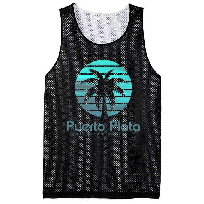 Puerto Plata Dominican Republic Mesh Reversible Basketball Jersey Tank