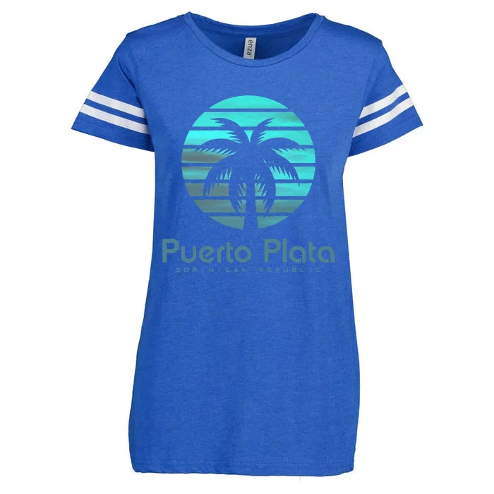 Puerto Plata Dominican Republic Enza Ladies Jersey Football T-Shirt