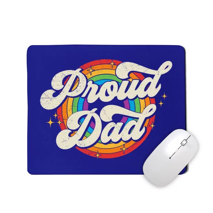 Pride Proud Dad Lgbt Parent FatherS Day Great Gift Mousepad