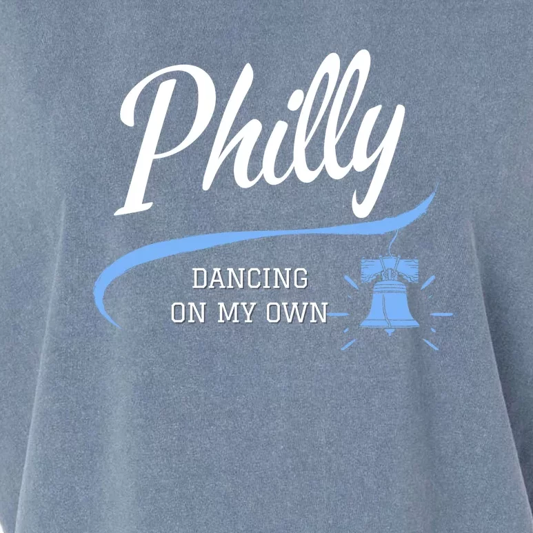 Philadelphia Philly Dancing On My Own Philadelphia Baseball Garment-Dyed Women's Muscle Tee