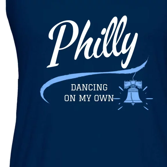 Philadelphia Philly Dancing On My Own Philadelphia Baseball Ladies Essential Flowy Tank