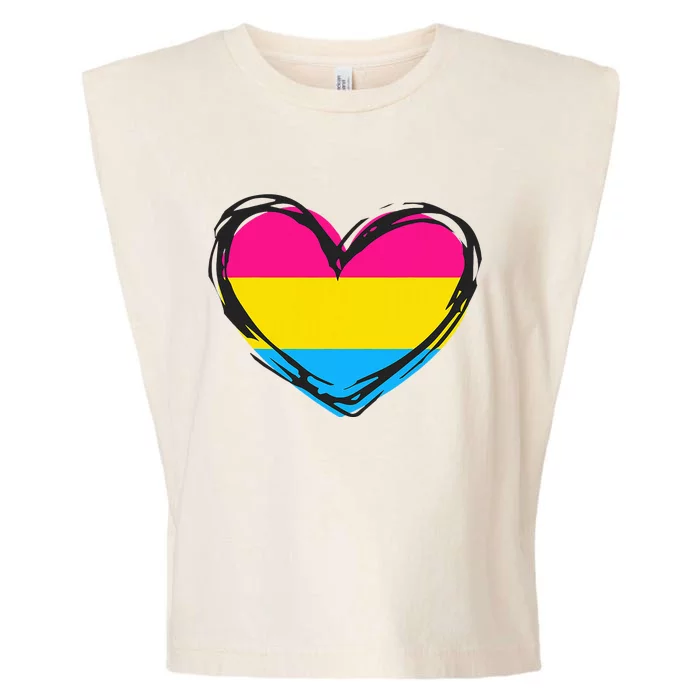 Pride Pansexual Design Pansexual Garment-Dyed Women's Muscle Tee