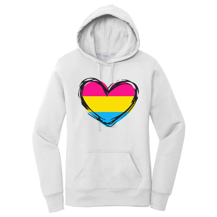 Pride Pansexual Design Pansexual Women's Pullover Hoodie