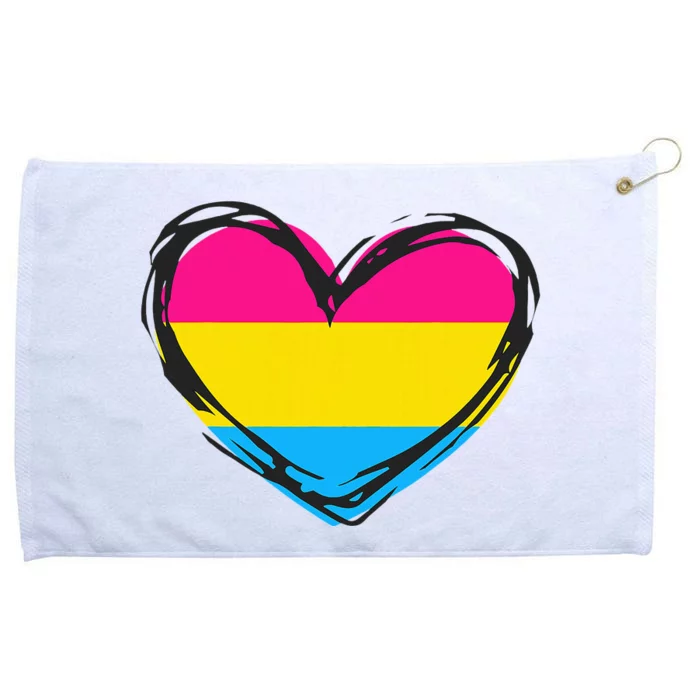 Pride Pansexual Design Pansexual Grommeted Golf Towel