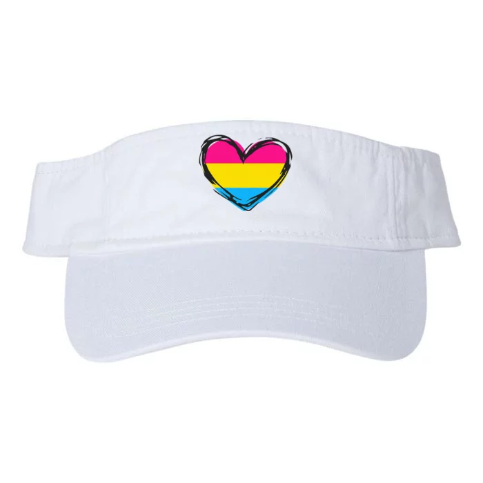 Pride Pansexual Design Pansexual Valucap Bio-Washed Visor