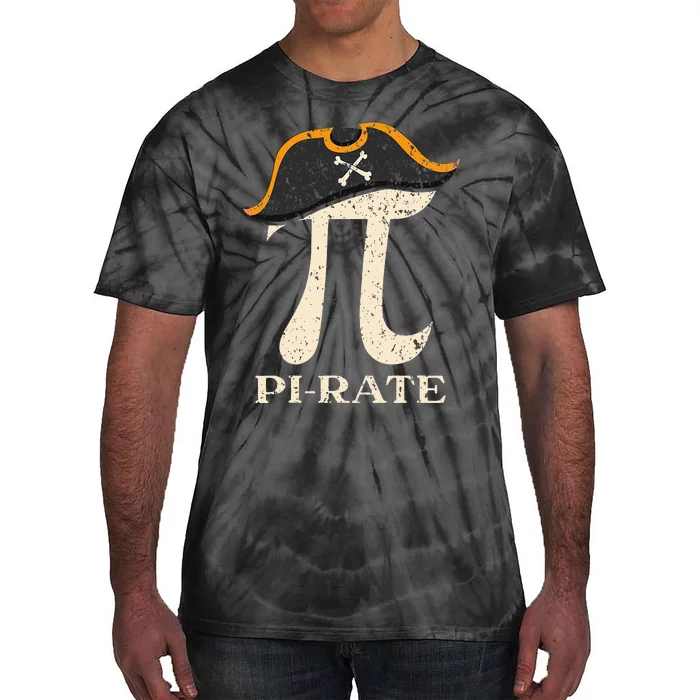 Pi-Rate Pi Day Mathematician Math Geek Pirate Lover Tie-Dye T-Shirt