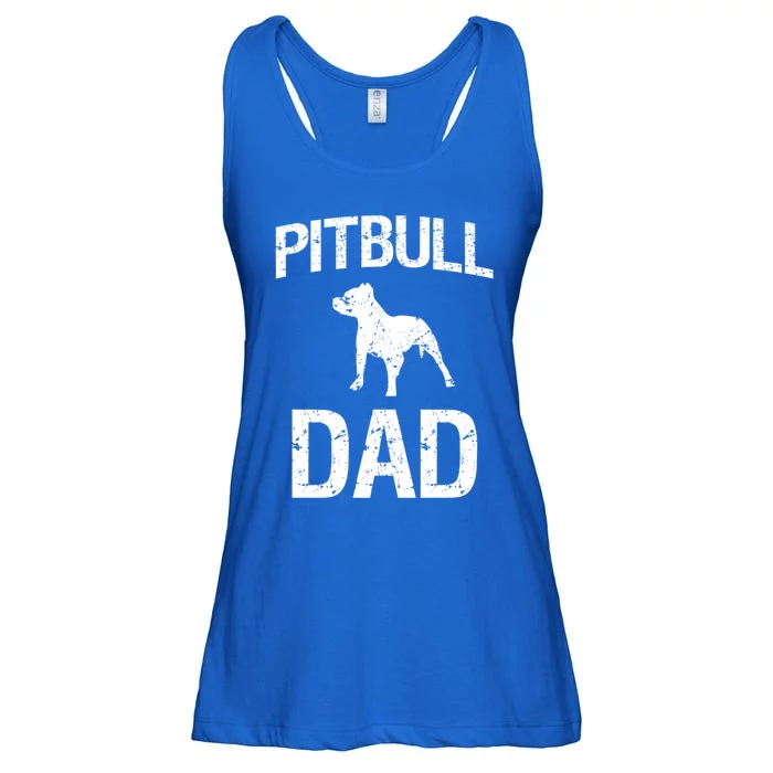 Proud Pitbull Dad Gift Gift Pit Bull Ladies Essential Flowy Tank