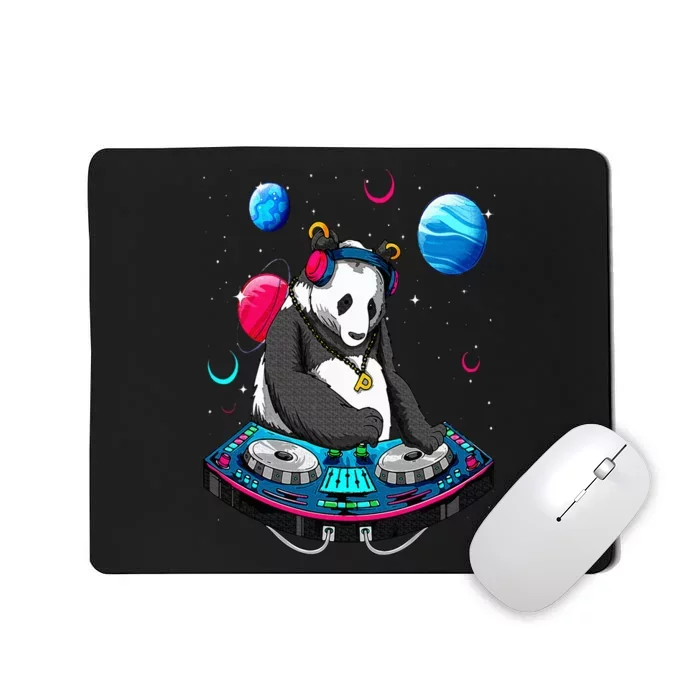 Psychedelic Panda DJEDM Raver Trance Music Festival Mousepad