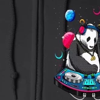 Psychedelic Panda DJEDM Raver Trance Music Festival Full Zip Hoodie