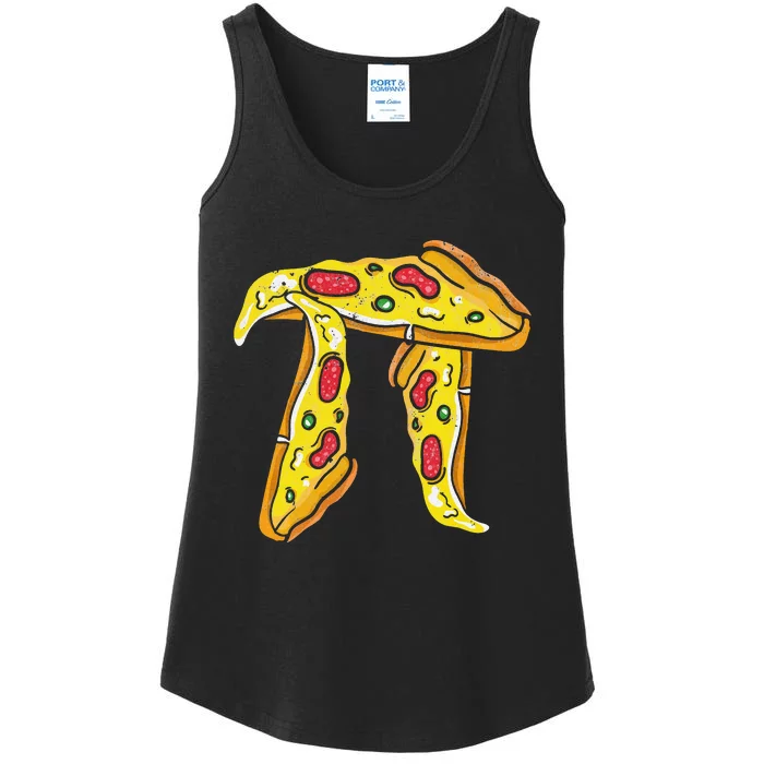 Pizza Pi Day Pi Symbol  Math Ladies Essential Tank