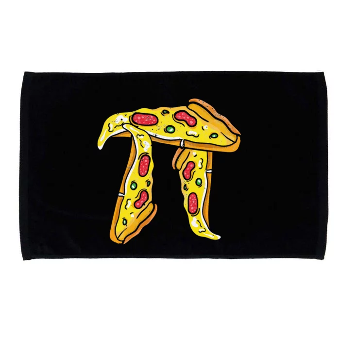 Pizza Pi Day Pi Symbol  Math Microfiber Hand Towel