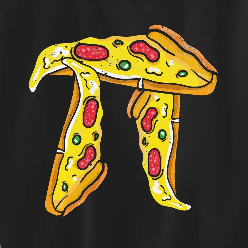 Pizza Pi Day Pi Symbol  Math Kids Sweatshirt