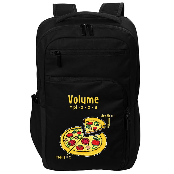 Pizza Pi Day Funny Math Food 3.14 Pizza Pie Impact Tech Backpack