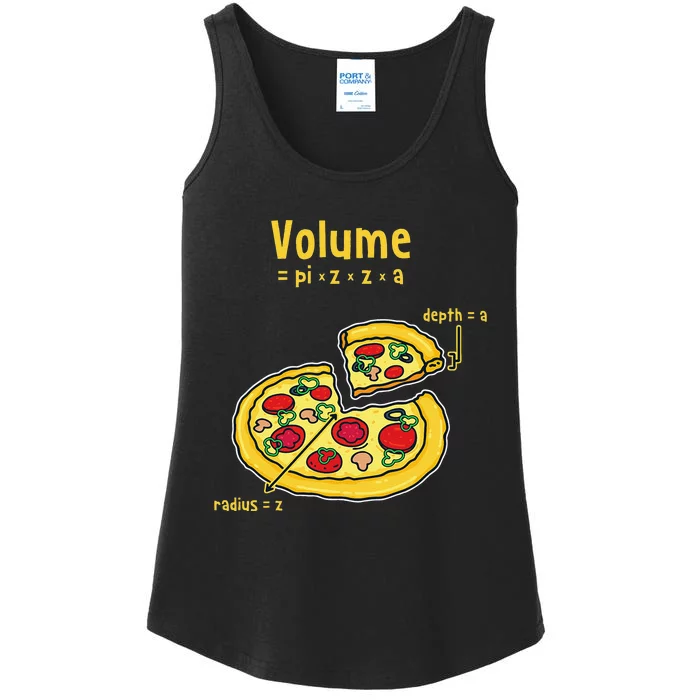 Pizza Pi Day Funny Math Food 3.14 Pizza Pie Ladies Essential Tank