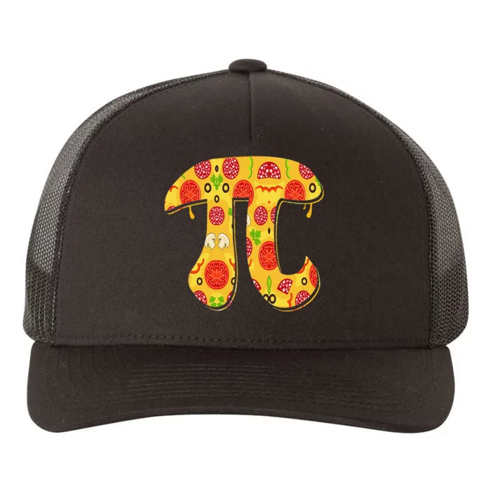 Pizza Pi Day Funny Math Food 3.14 Pizza Pie Yupoong Adult 5-Panel Trucker Hat