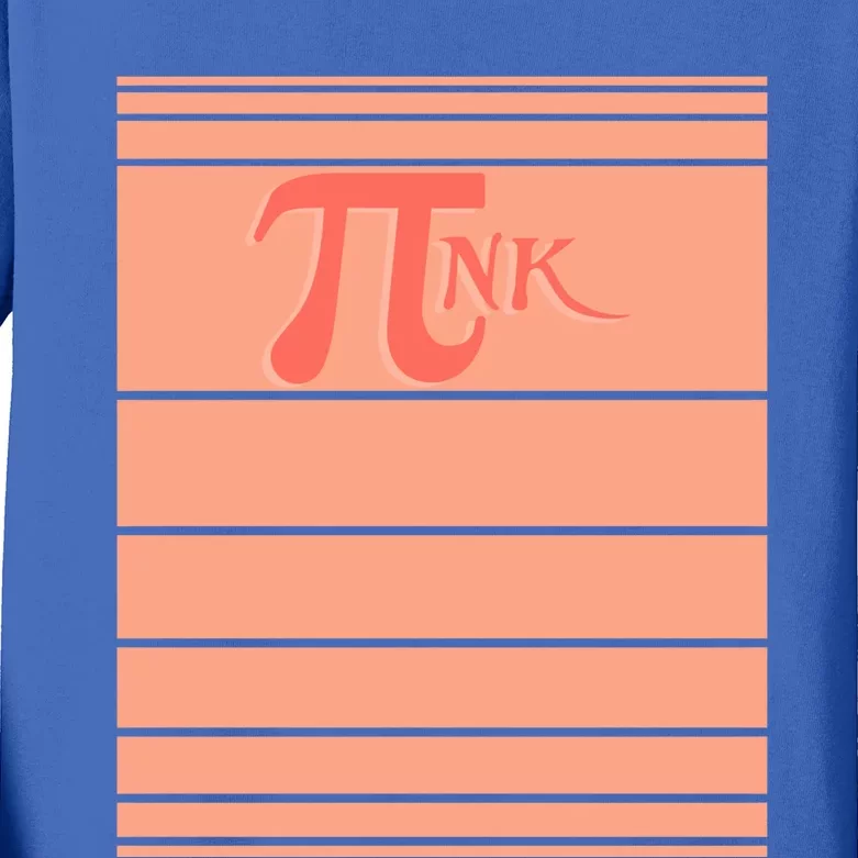 Pink Pi Day 3 14 Number Symbol Math Science Nerd Geek Gift Cool Gift Kids Long Sleeve Shirt