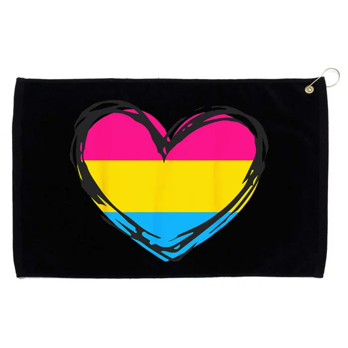 Pride Pansexual Design Pansexual Grommeted Golf Towel