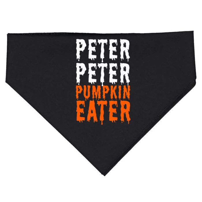 Peter Pumpkin Eater Halloween Costume Couple USA-Made Doggie Bandana